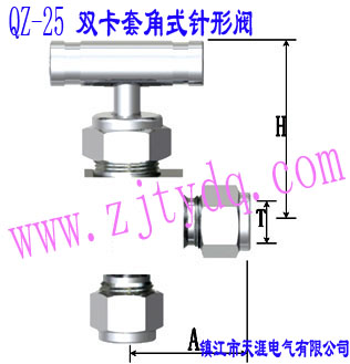 QZ-25 p׽ʽyQZ-25 Double-collet Angle Pattern Needle Valve